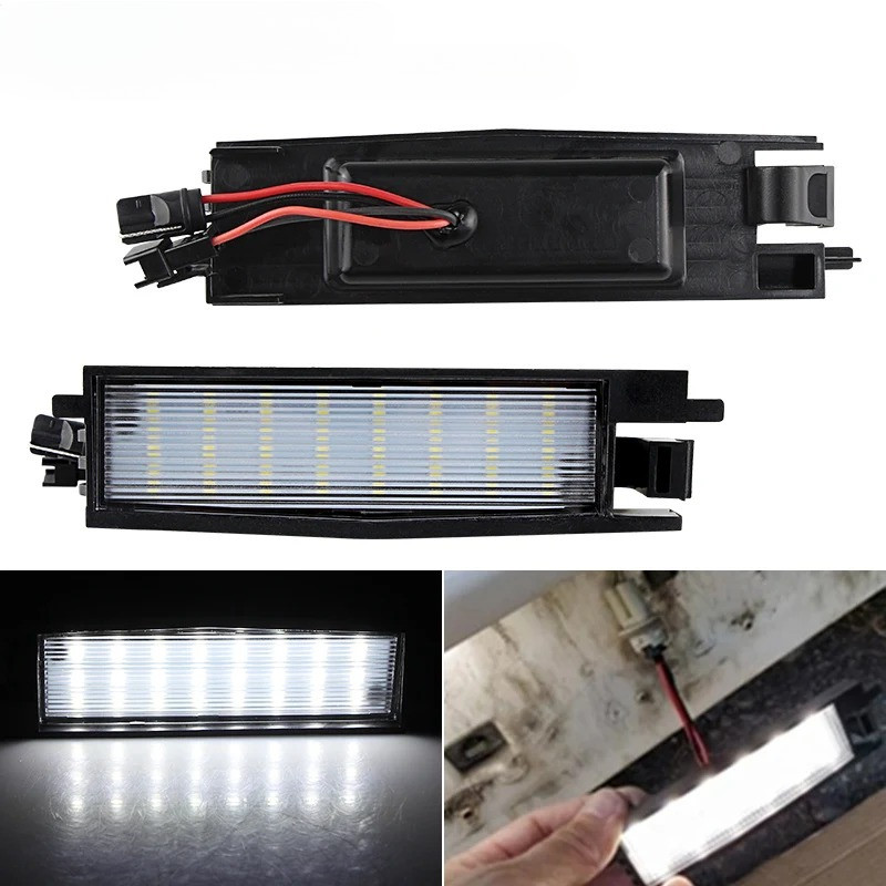 2 ชิ้นไฟ LED จํานวนใบอนุญาตสําหรับ Toyota Auris MK2 MK3 Hatchback (E180,E210) 2012-2020, Scion iM 20