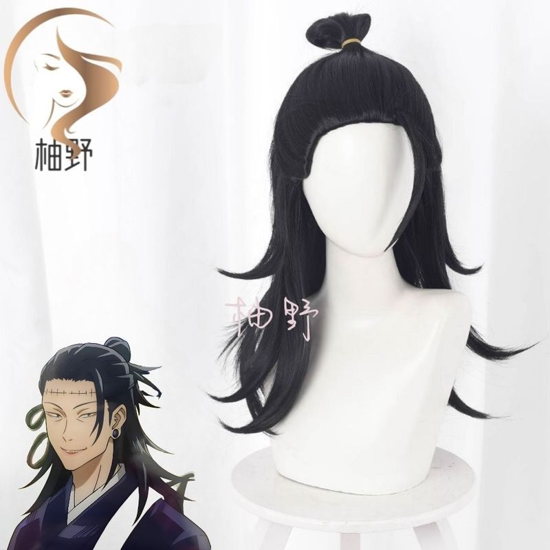 【พร้อมส่ง】jujutsu Kaisen Cosplay Wig Anime Gojo Satoru Sukuna Itadori Yuji Figure มังงะ วิกผมคอสเพลย