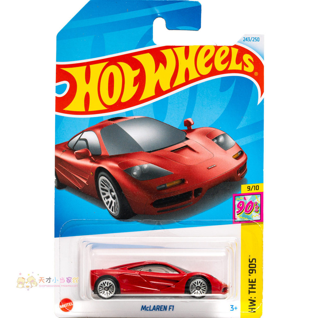 เลขที่. 243 McLAREN F1 McLAREN F1 McLAREN ล้อร้อนสีแดง HW THE 90S Series 24Q