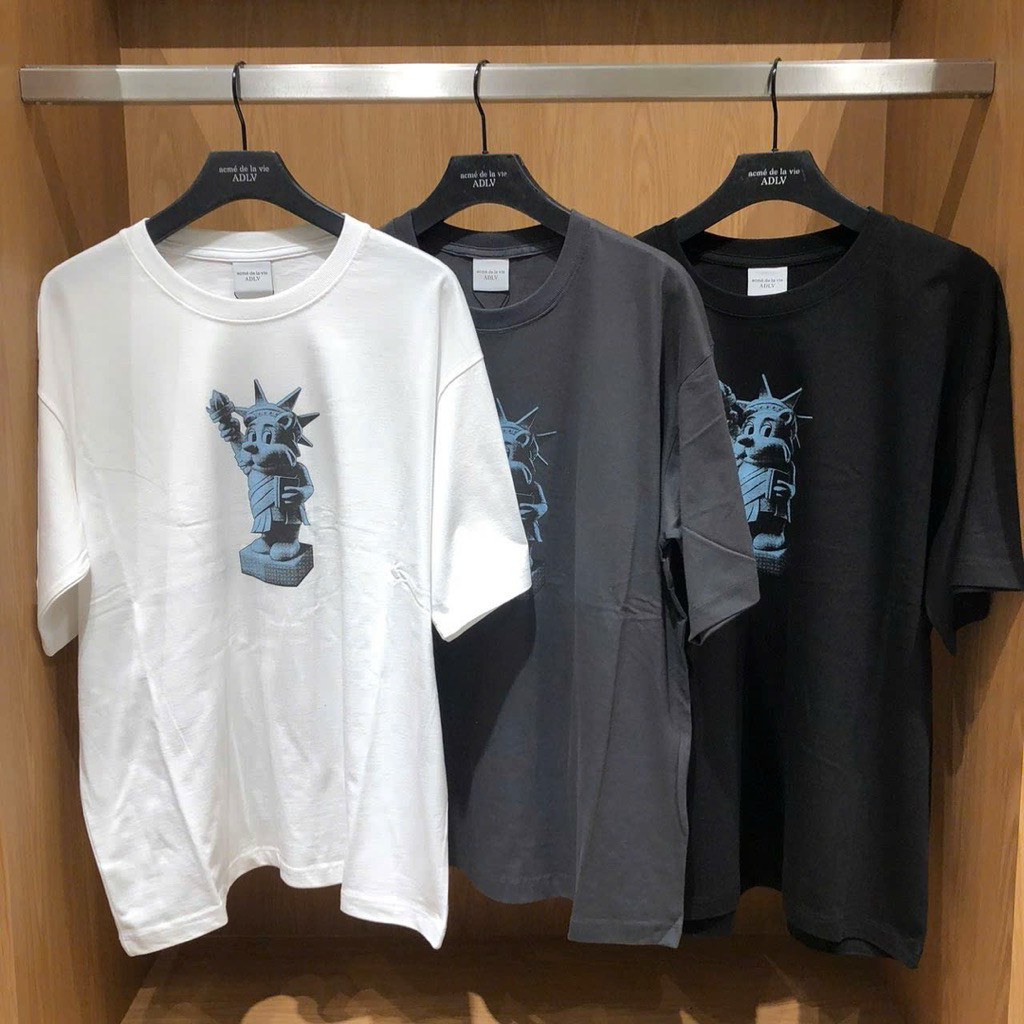 เสื้อยืด ADLV AC BEAR STATUE OF LIBERTY ของแท้