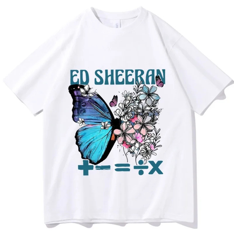ชุดเสื้อ Ed Sheeran เสื้อทัวร์คณิตศาสตร์ สินค้า Ed Sheeran ของขวัญแฟนคลับ Ed Sheeran เสื้อแขนสั้นคอ 