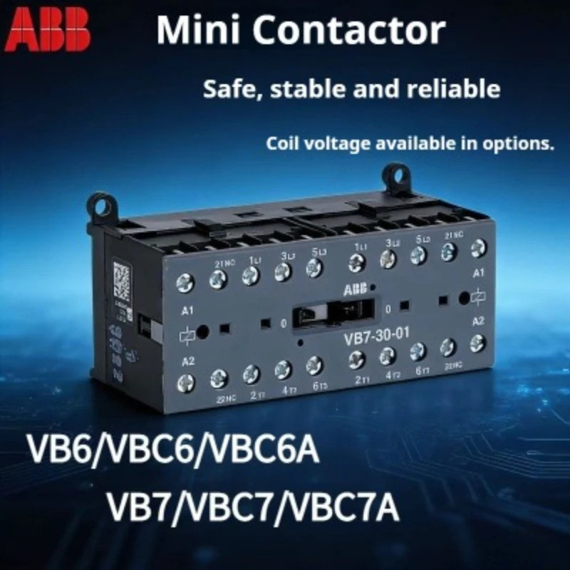 ABB คอนแทค VB7-30-01/VBC7-30-01 DC 24V/VBC6A, คอนแทค AC/DC