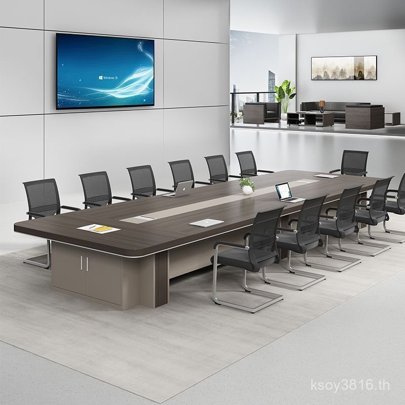 โต๊ะ Clearance เฟอร์นิเจอร์ Modern Conference Guest ขนาดใหญ่ขาย Office Negotiation ตารางบรรยากาศ Sim