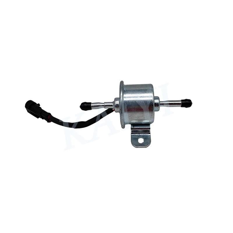 ปั๊มไฟฟ้าชิ้นส่วนรถขุดทั่วไป 12 V/24 V ปั๊มเชื้อเพลิงไฟฟ้าสําหรับเครื่องยนต์ขุด 4TNV84 4TNV84T 4TNV8