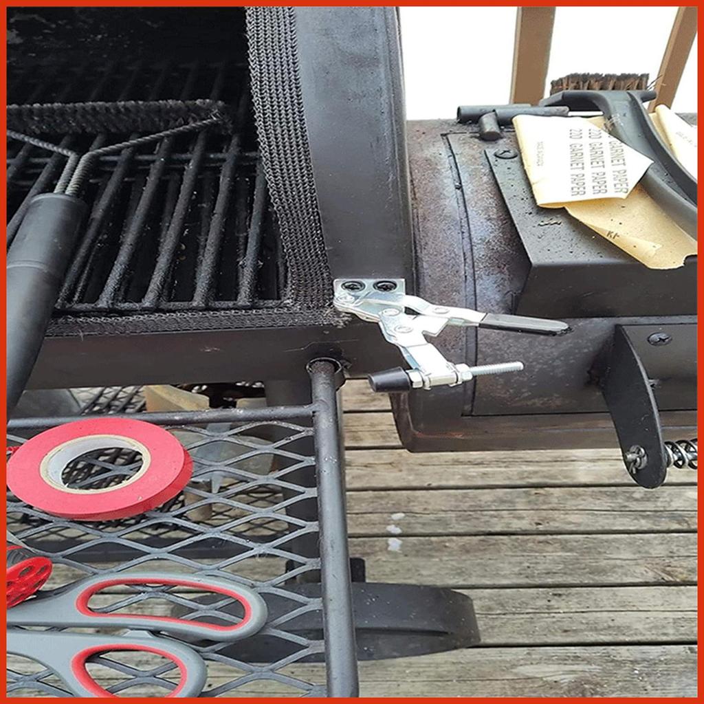 Mod Kit สําหรับ Smoker Offset Smoker การปรับเปลี่ยนชุดสแตนเลส Mod Kit Mod เครื่องมือถ่านตะกร้า Smoke