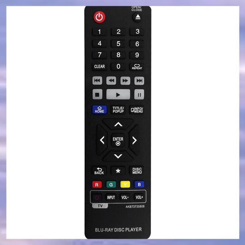 เปลี่ยน AKB73735806 รีโมทสําหรับเครื่องเล่น Blu-Ray UBK90 BP330 BP430 BP430N BP530 BP540 BPM54 BP735