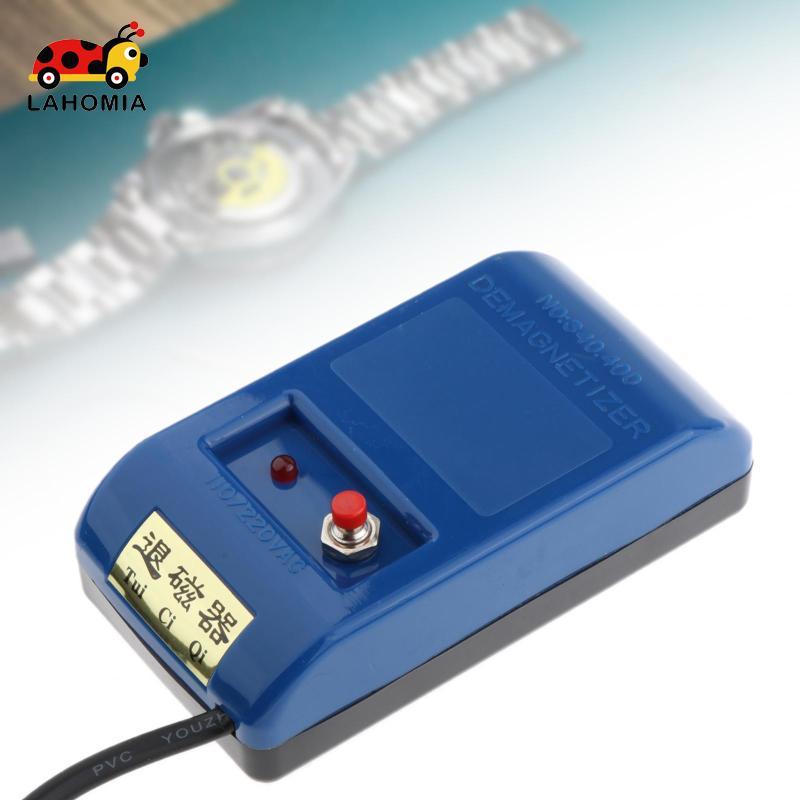 [Lahomia] นาฬิกา Demagnetizer EU Plug Compact Watchmaker ร้านนาฬิกาซ่อมเครื่องมืออุปกรณ์เสริมในครัวเรือน Professional ซ่อมนาฬิกา