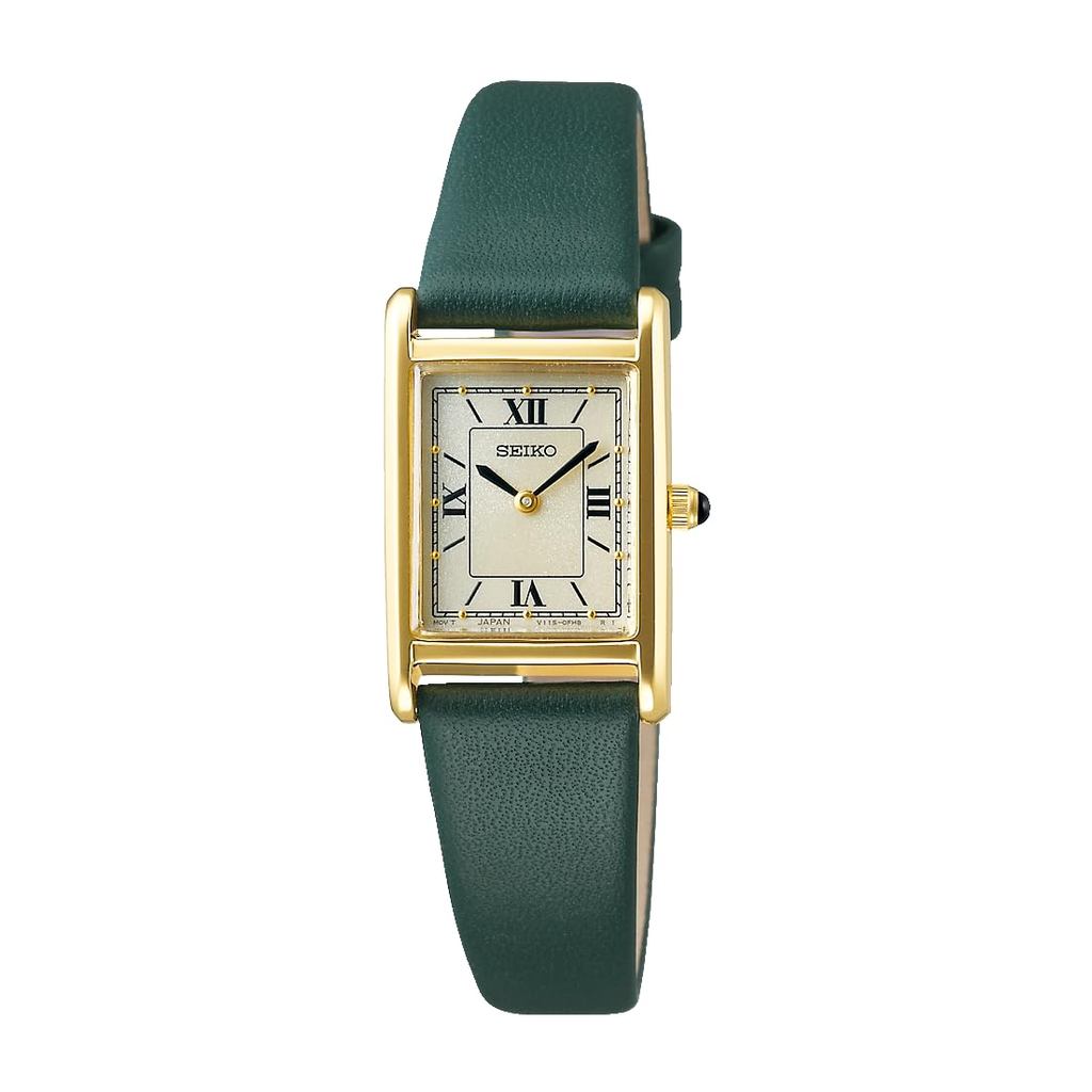 Seiko Selection Women's Vintage Style Solar Watch Collaboration with nano universe