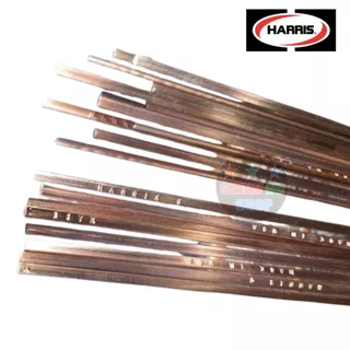 โชว์ดีดีแนะนำ ลวดเชื่อมเงิน 0% HARRIS 1kg.และ ครึ่งกิโล kg. แบบแบน 3.2mm.×1.3mm. (BCuP-2) ความยาวเส้น50cm. งานเชื่อม