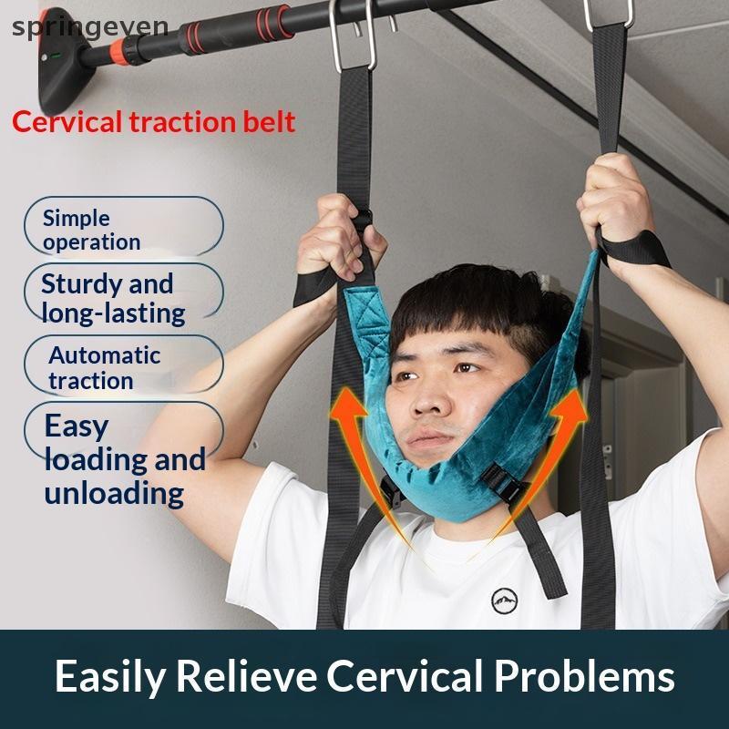 Springeven Cervical Ne Traction เข็มขัดแขวน Ne ยืดกระดูกสันหลังส่วนคออุปกรณ์รักษากระดูกสันหลังส่วนคอ