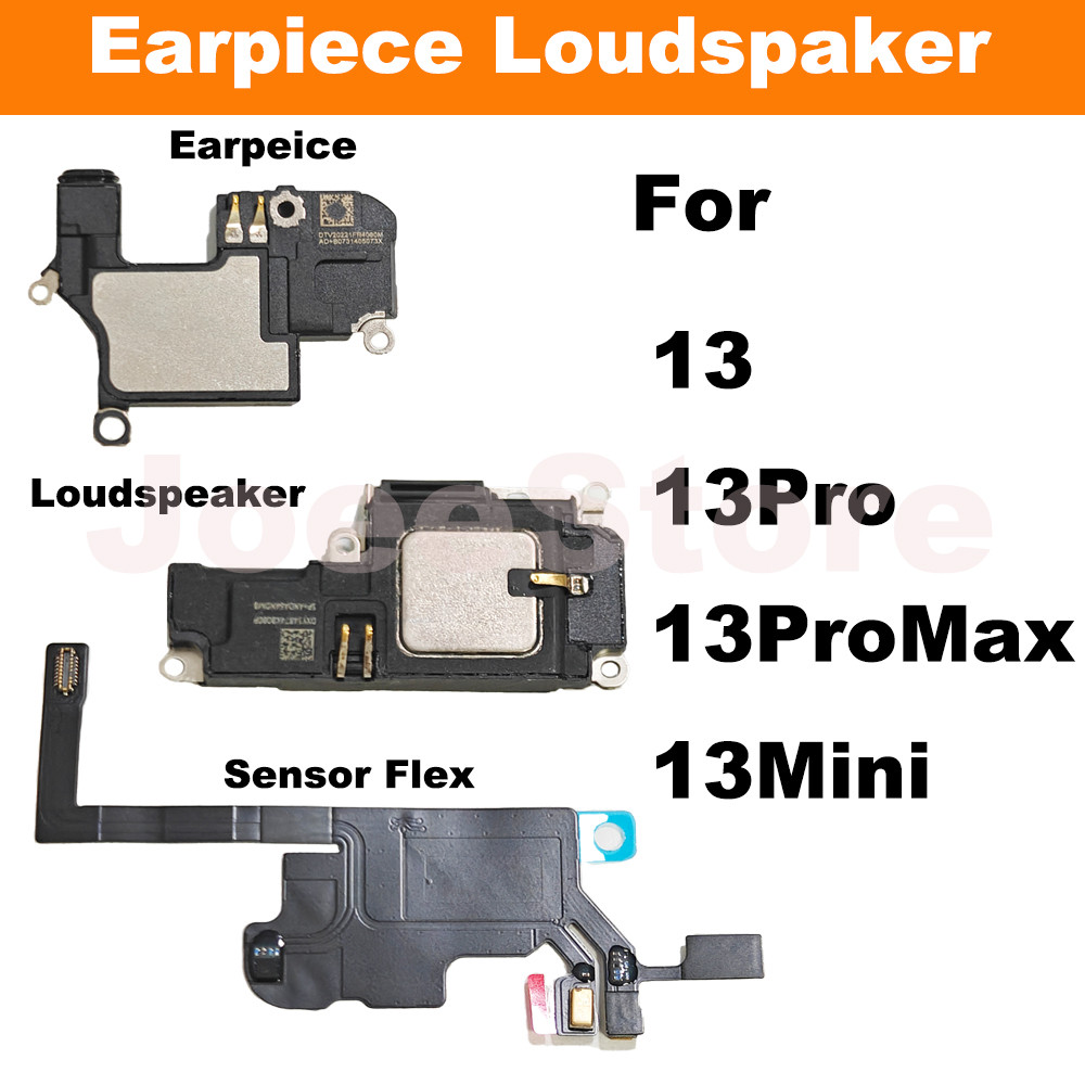 หูฟังสําหรับ 13 13Pro 13ProMax 13Min หูลําโพง Proximity Sensor Flex Cable ชุดหูฟังขนาดเล็ก Fix เสียง