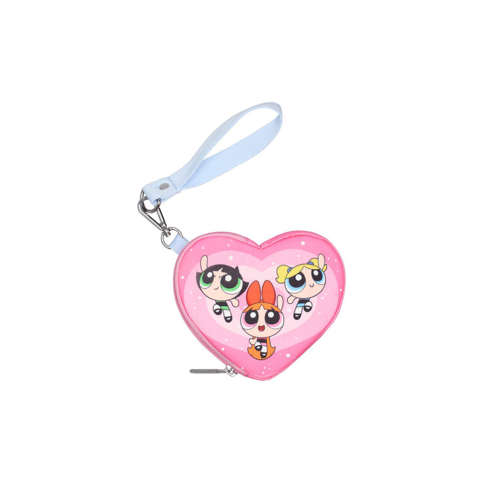 LeSportsac Heart Wristlet - The Powerpuff Girls Pink Heart
