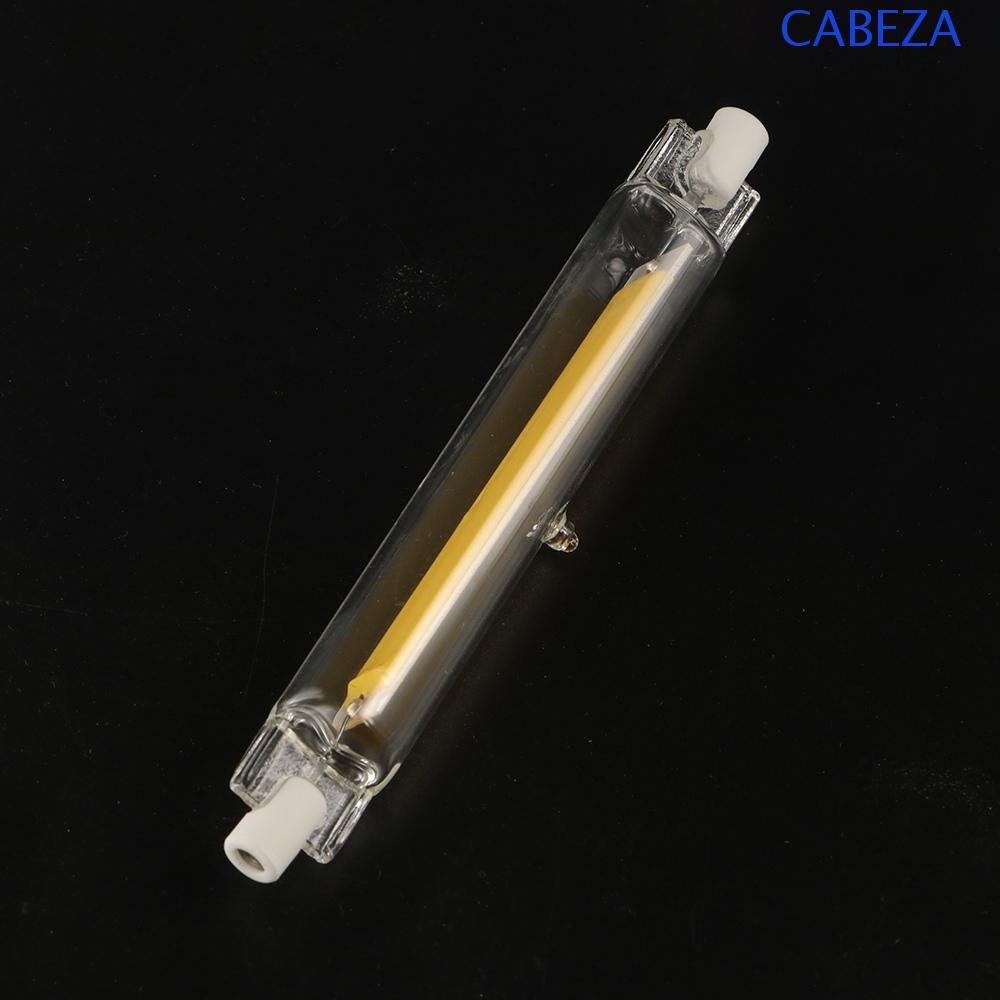 CABEZA R7S หลอดโคมไฟ,หรี่แสงได้ 110v/220v COB Tube Bulb, Spotlight 360 Glow เปลี่ยนสํานักงาน