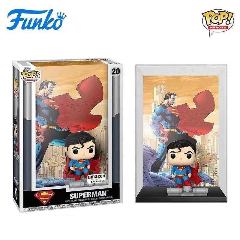 [Funko] POP DC Comic Cover Superman ครบรอบ 85 ปี Saiberg Mechanical Superman รูปของเล่นตกแต่ง b