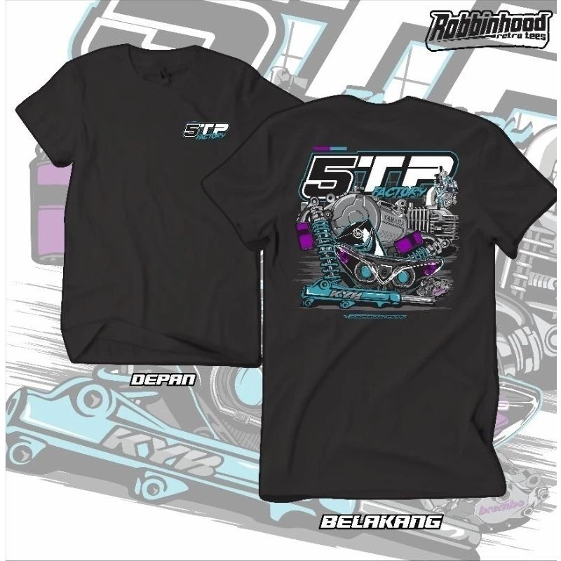 ABASTORE.IDN เสื้อยืด 5TP Gank Jupiter Z เสื้อยืด 5TP Yamaha 5TP Factory