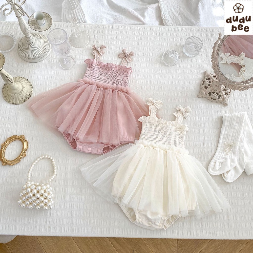 VINNY Baby Romper - Aqiqah Manyue Birthday Infant Dress TUTU Premium