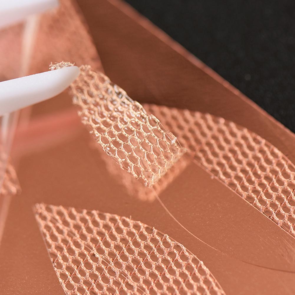 360 สติกเกอร์ Xl ขนาดที่มองไม่เห็นสติกเกอร์เปลือกตาลูกไม้เทปกาวตาแถบยกเทปตาคู่ D2m6