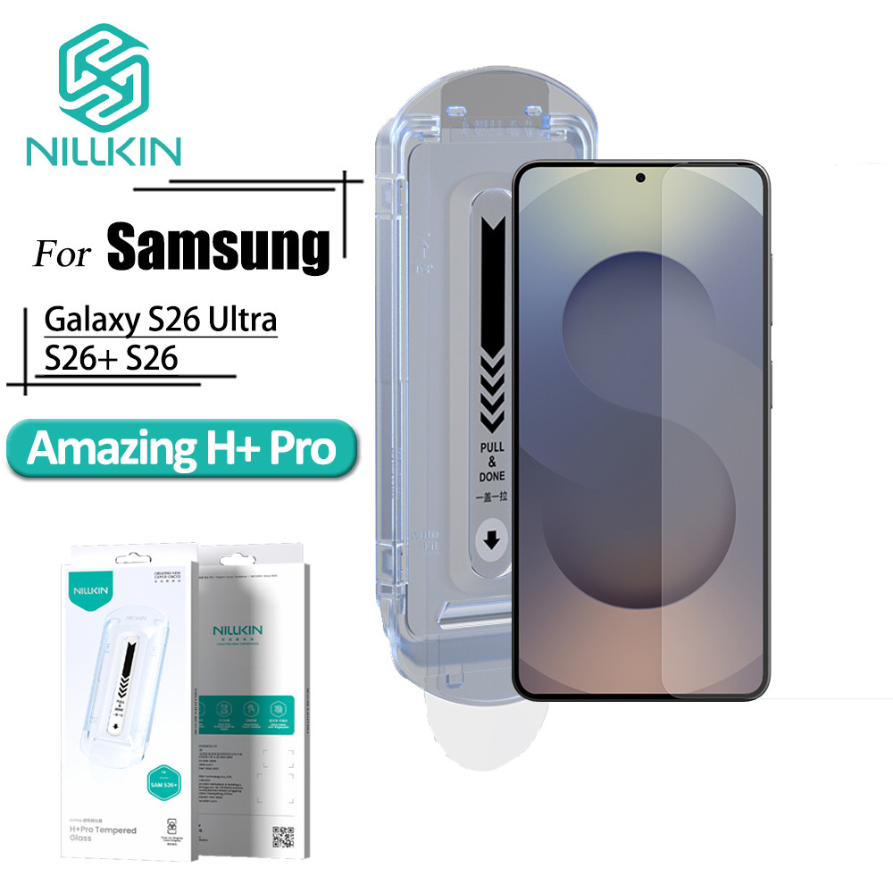 Nillkin กระจกนิรภัยสําหรับ Samsung Galaxy S26 Ultra S26+ S26 ญี่ปุ่น AGC แก้ว 0.2 มม.บาง 2.5D ขอบป้องกันรังสียูวีป้องกันหน้าจอ