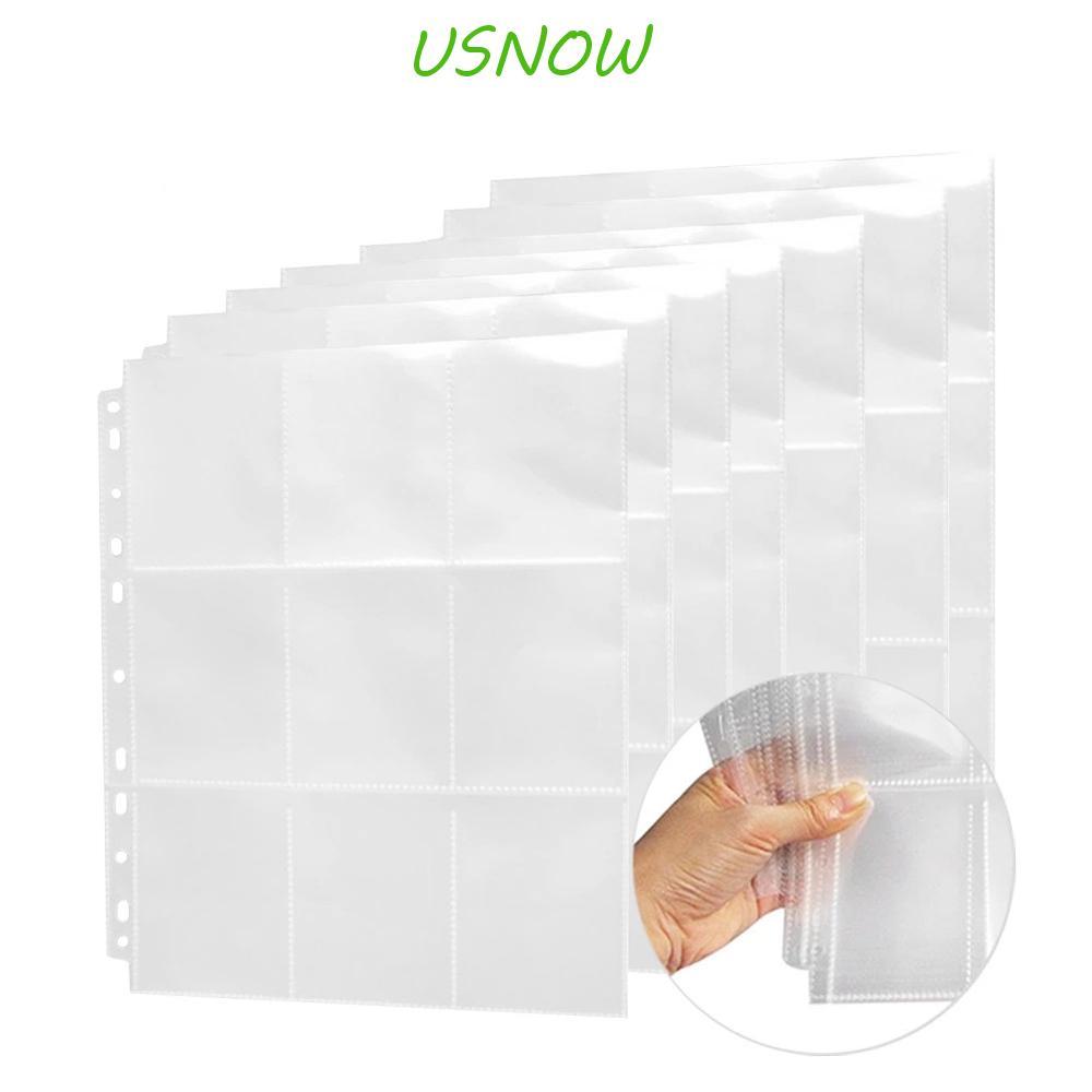 USNOW Card Sleeves 90 Pockets Photo Album face Card Holder Card Stock Transparent Gaming Card