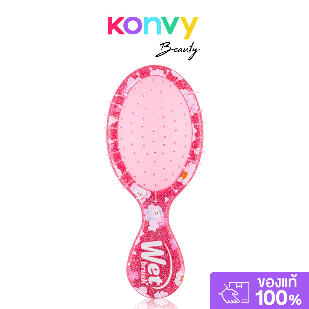 Wet Brush Mini Detangler with BT21 #ALL CHARACTERS เว็ทบรัช หวีแปรงขนาดพกพา.