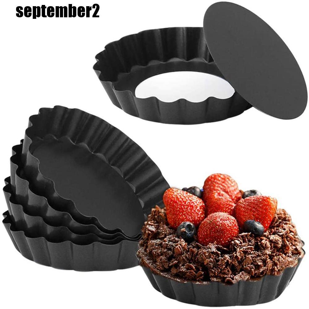 SPEPEMBER Tart Pan Cheese มัฟฟินขนาดเล็กไม่ติดพร้อม Quiche Mould