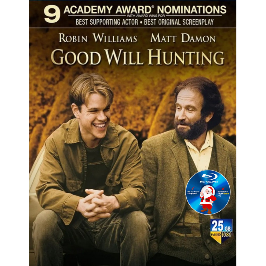 E-BLURAY Good Will Hunting (1997) Romance/Drama Matt Damon Robin Williams ENGLISH MOVIE