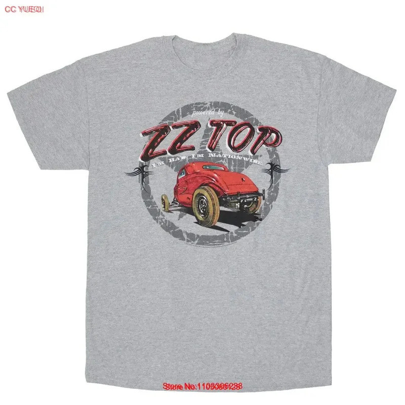 เสื้อยืดผู้ชาย ZZ Top รุ่น I'm Bad Nationwide Tour 2013 ไซส์กลาง สไตล์วินเทจ อเนกประสงค์ แนวสตรีทแวร
