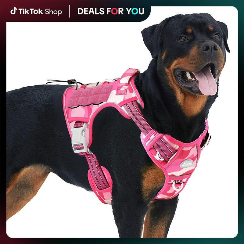 [Ofertas para ti] Arnés para Perros Auroth para Perros Pequeños a Grandes, Arnés Ajustable Antitiron