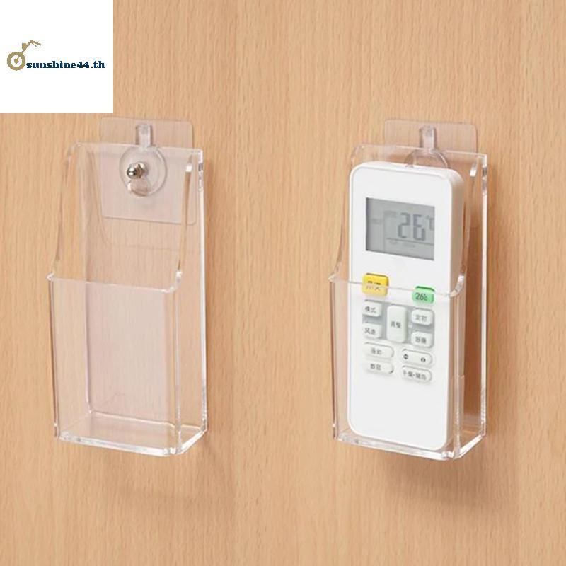 FOURSUN อะคริลิครีโมทคอนโทรลผู้ถือติดผนังกล่องเก็บควบคุมเครื่องปรับอากาศ Remote Organizer TH