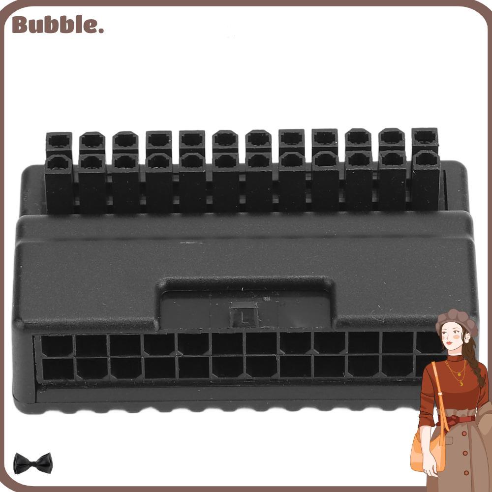 BUBBLE ATX 24Pin Adapter, 90 องศาการออกแบบมุมขวา 90 องศา, ทนทาน 24Pin เมนบอร์ด Power Adapter แหล่งจ่