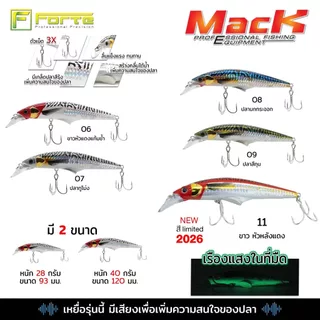 เหยื่อปลอม MACK งานทะเลที่มาแรงสุดตอนนี้ ใช้ได้ทั้งแคส และทรอลิ่ง