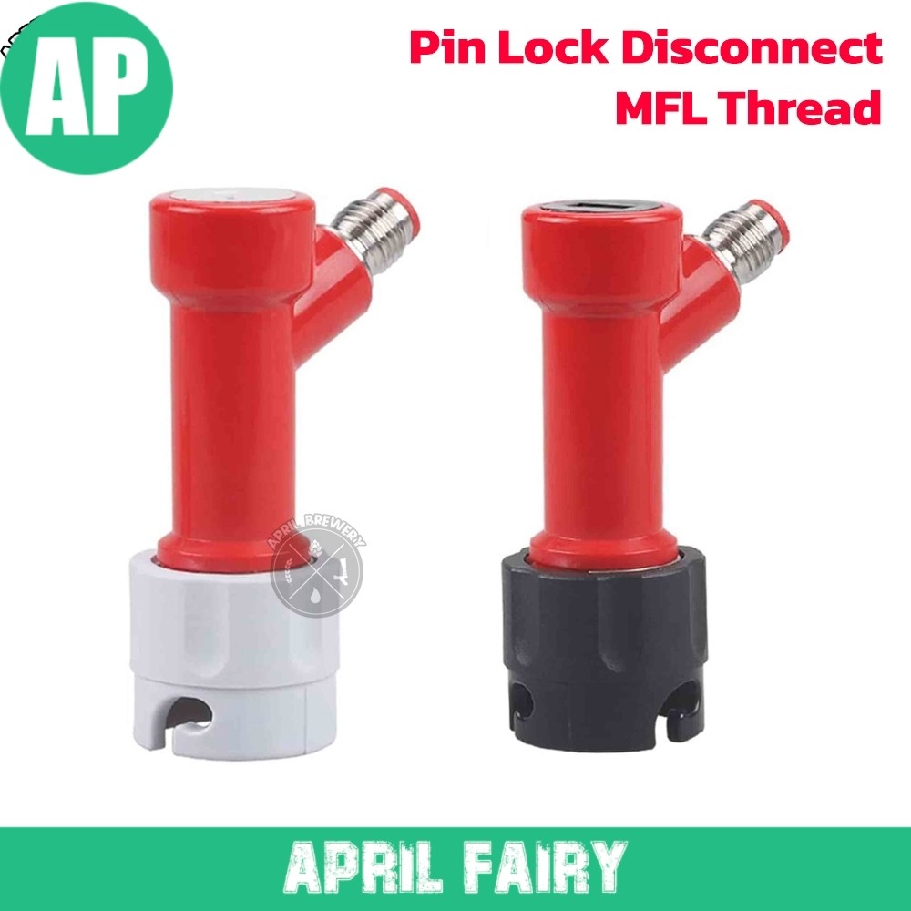 AP Pin Lock Disconnect MFL Thread  Grey/Gas และ Black/Liquid  หัว Ball Lock ต่อ Keg