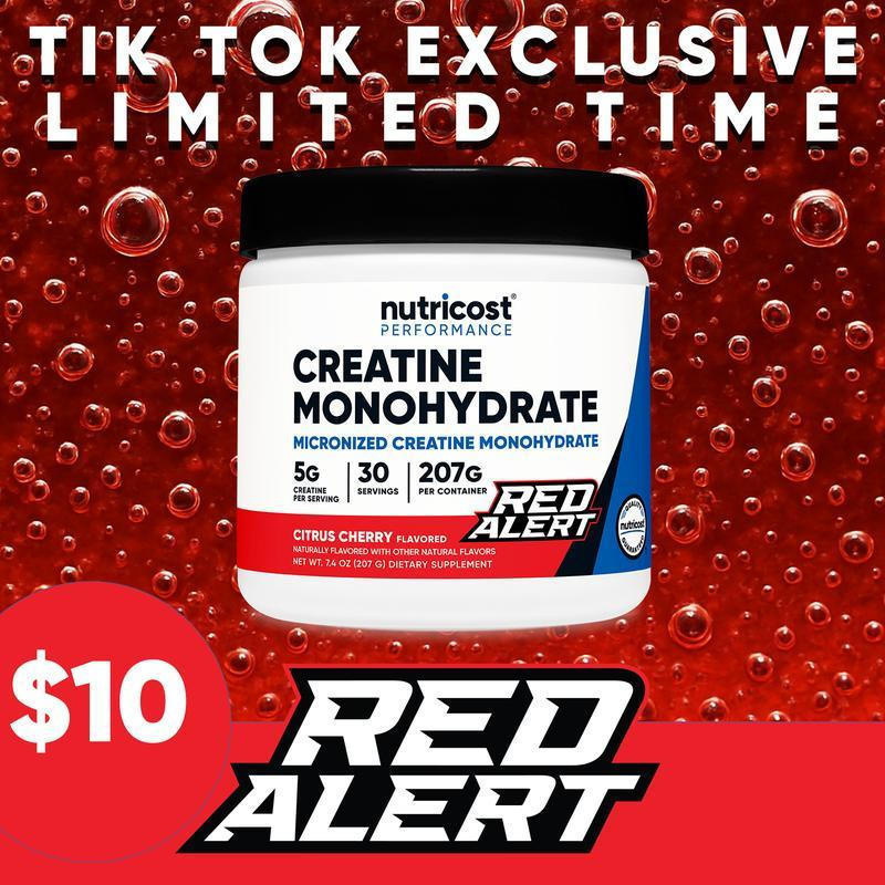 Nutricost Micronized Creatine Monohydrate Powder