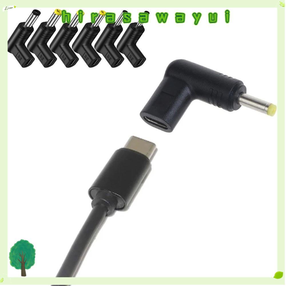 HIRASAWAYUI USB C PD to DC Power Connector, 5V 9V 12V Universal Type C to DC Jack Plug, Converter สํ