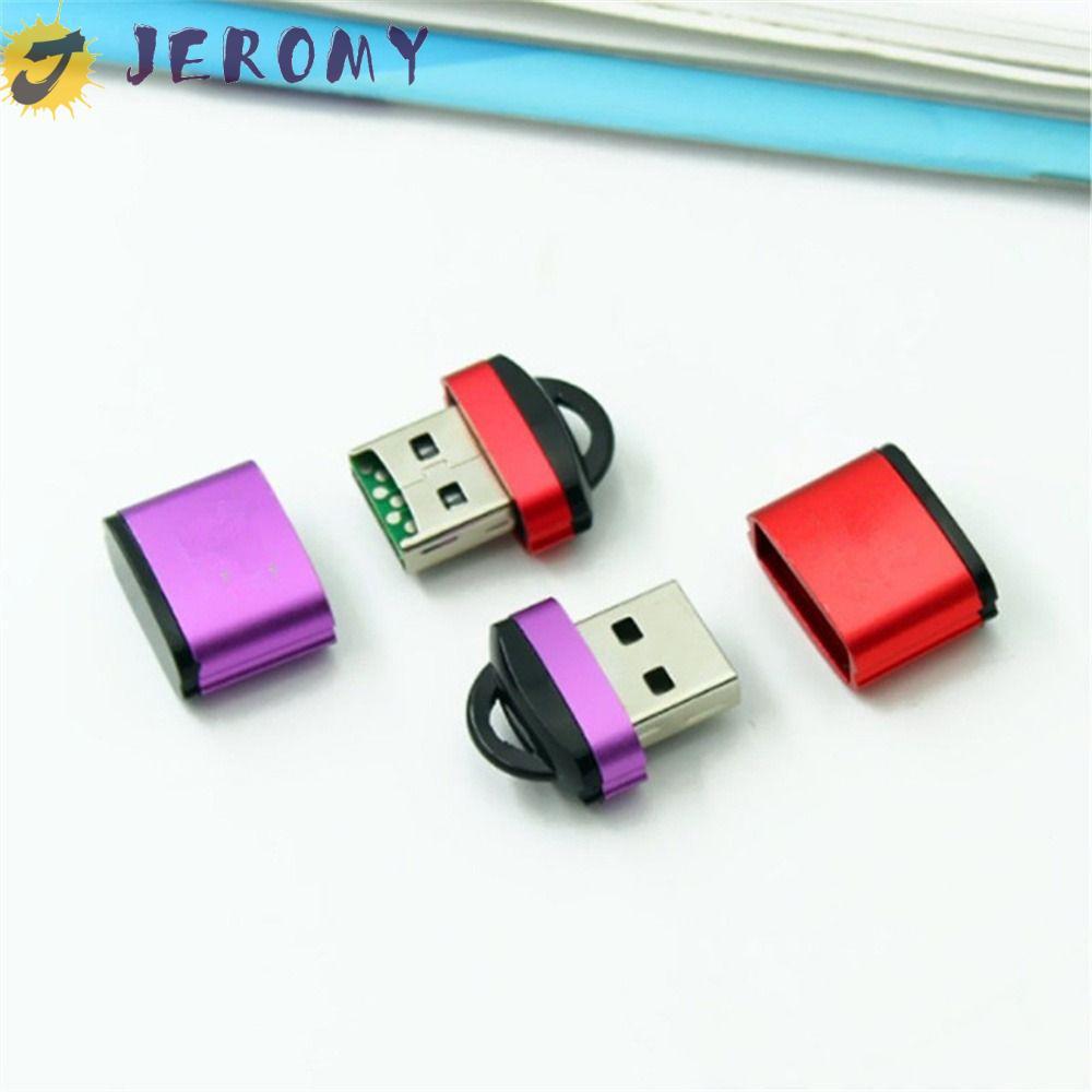 JEROMY อะแดปเตอร์ USB ความเร็วสูงแบบพกพา Micro SD/TF การ์ดอุปกรณ์โทรศัพท์ USB 2.0 Mobile Phon USB Co