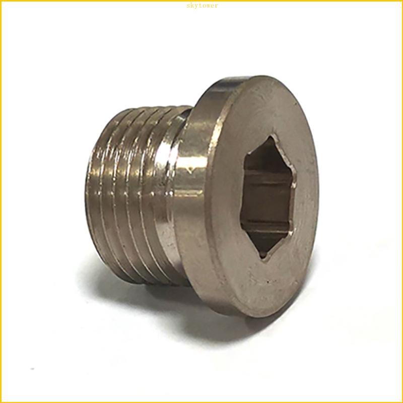 ST O2 Sensor Bung End Cap Plug M18x1 5 Hex สแตนเลสสําหรับหัว Fit