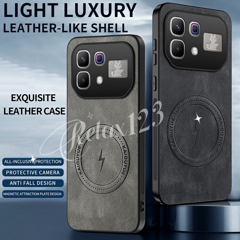 สําหรับ Infinix NOTE 60 Pro 5G Luxury Ultra Thin Slim หนังสําหรับ infinix Note60 Note60Pro Infinix N