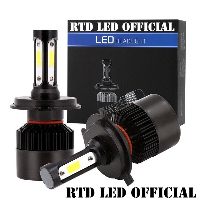 ไฟ LED รถยนต์ 4 ด้าน H4 H8 H9 H11 HB3 HB4 ต้นฉบับพร้อมการรับประกัน