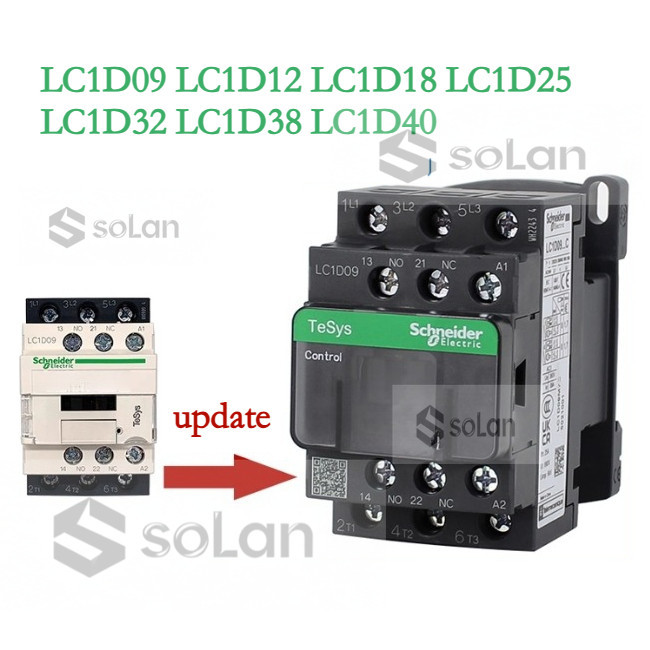 Schneider AC Contactor LC1D09 LC1D12 LC1D18 LC1D25 LC1D32 LC1D38 LC1D40