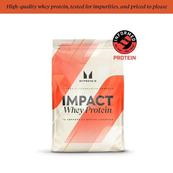Myprotein Impact Whey Protein - โปรตีนเชคสูงพร้อมโปรตีน 23g ต่อเสิร์ฟ 114kcal ต่อเสิร์ฟ - ดูแลสุขภาพ