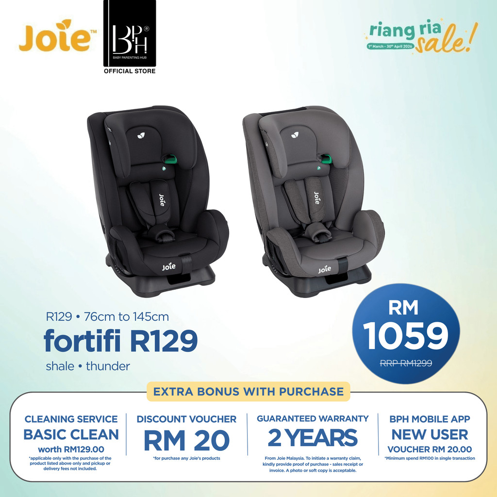 Joie Fortifi R129 (76cm - 145cm ; 15 เดือนถึงประมาณ 12 ปี)