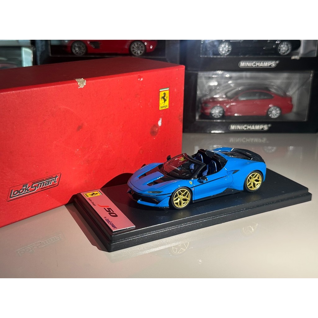 1/43 looksmart looksmart Ferrari J50 Blue Gold Ferrari Japan 50th Anniversary Special Edition Car Mo