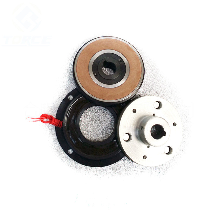 DLD5-5A 24VDC 5NM ชิ้นเดียวแห้ง Energized แม่เหล็กไฟฟ้าคลัทช์แผ่นขนาดเล็กการติดตั้งเพลา