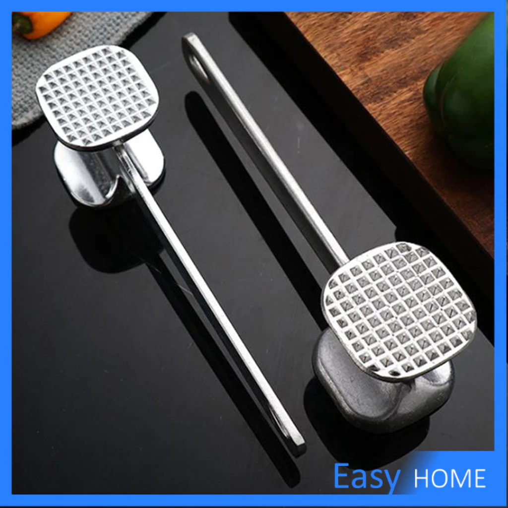 ค้อนทุบเนื้อ เพิ่มความนุ่ม ค้อนทุบเนื้อสแตนเลส เกรด A meat hammer
