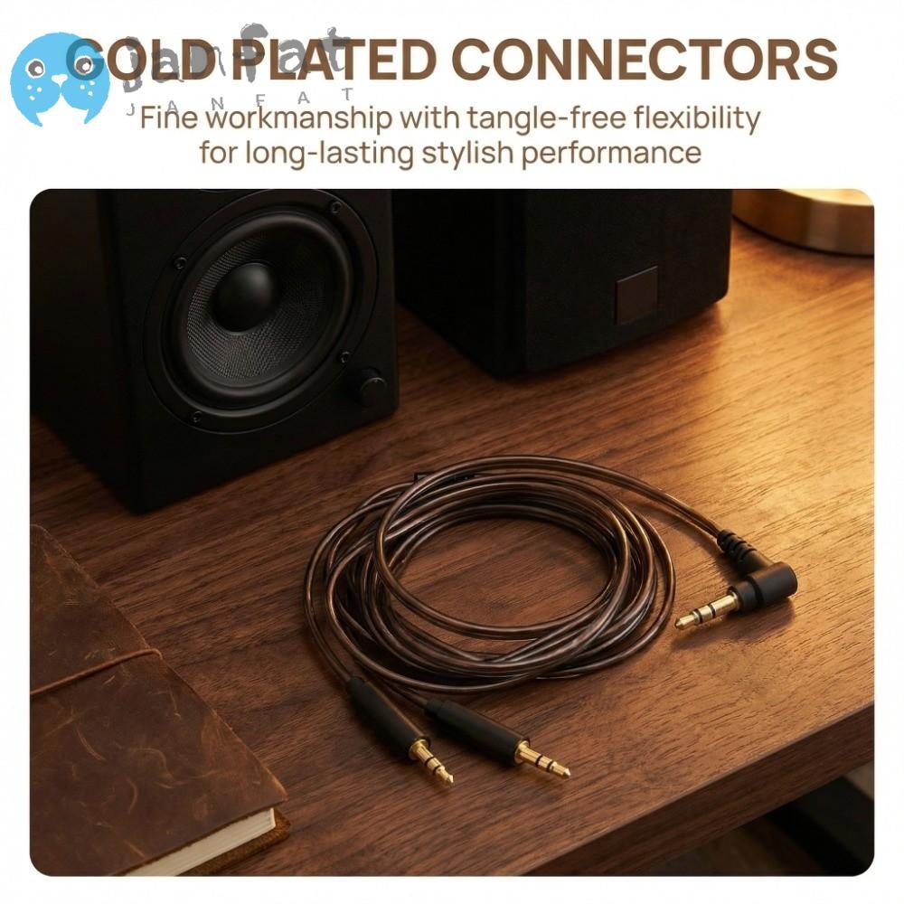 JANFAT สายหูฟัง, 3.5 มม.ถึง Dual 2.5 มม.สาย Aux, Plug and Play 120 ซม./47.2in อัพเกรดสายสัญญาณเสียงส