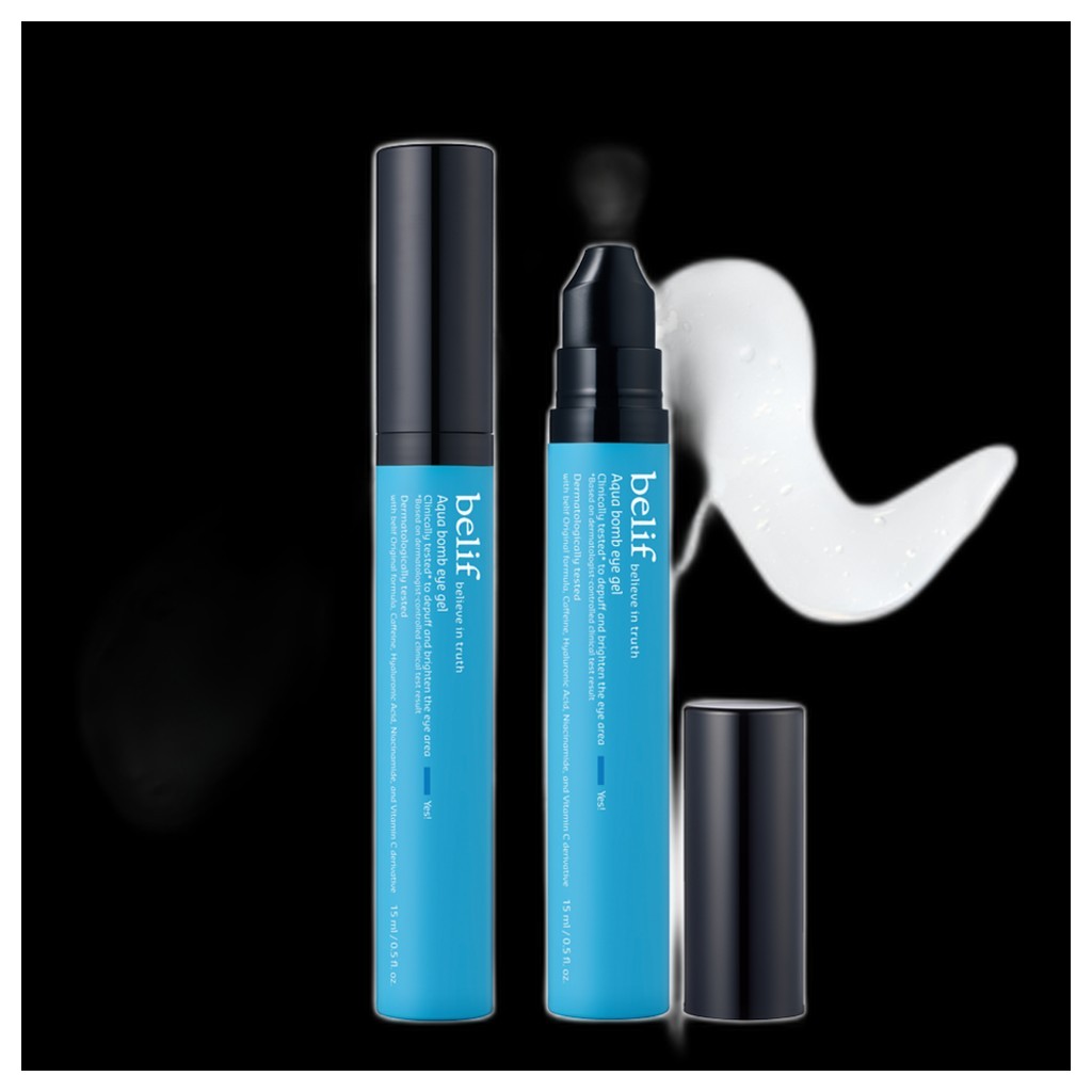 [belif] Aqua Bomb Eye Gel, 15ml, 1pc / Korean Eye Gel / สูตรบางเบา / ของแท้ 100% โดย sellitvibe