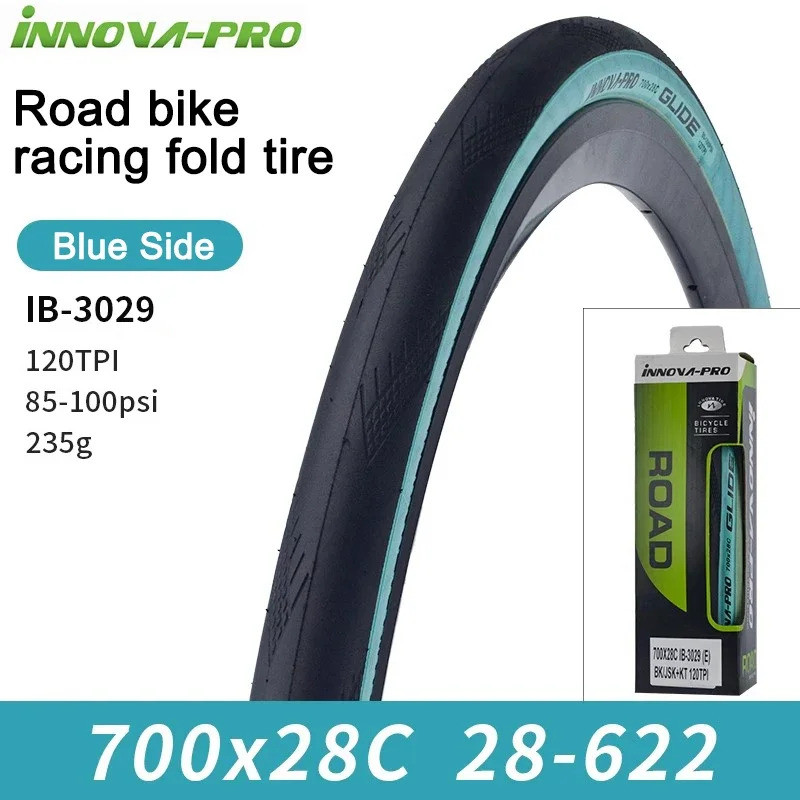 INNOVA IB-3029 700c ขนาด 700x25C/28C/30C ยางสำหรับจักรยานพับ 120TPI มีหลายสีให้เลือกใช้งาน