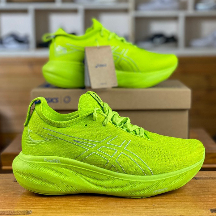 รองเท้าวิ่ง ASICS Gel-Nimbus สําหรับผู้ชายออกแบบเพื่อลดน้ําหนักและเพิ่มความสะดวกสบายขณะวิ่ง