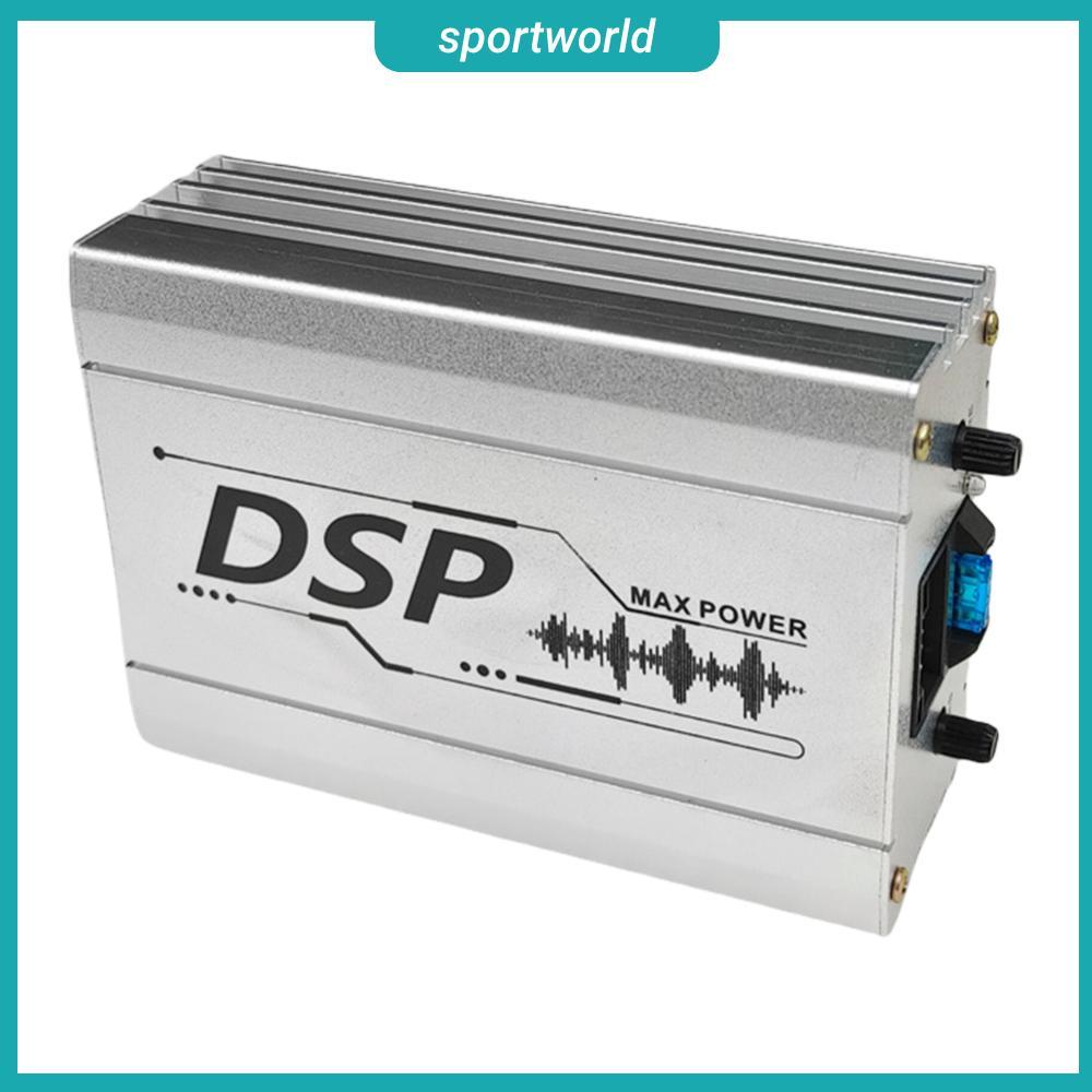 DSP รถ Power Amplifier สนับสนุน APP ควบคุมเครื่องเสียงรถยนต์สัญญาณดิจิตอล DSP รถ Equalizer สําหรับกา