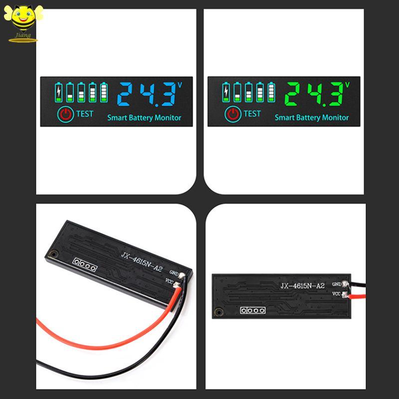 [Jiang] DC 7-55V Universal Battery Charge Indicator Panel LED Indicator Acid Battery Voltage Charge 